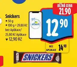 Albert Snickers nabídka