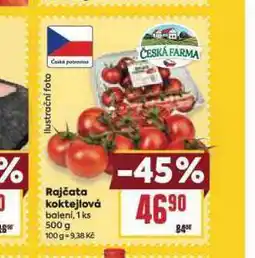 Billa Rajčata koktejlová nabídka