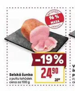 Billa Selská šunka nabídka