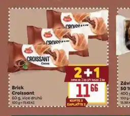 Billa Brick croissant nabídka
