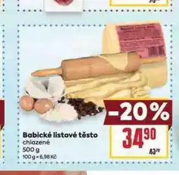Babické listové těsto