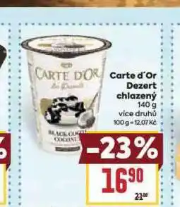 Billa Carte d´or dezert chlazený nabídka