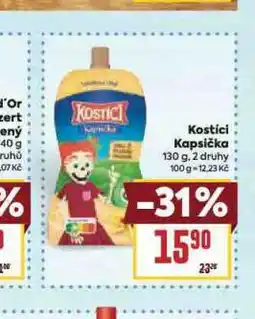 Billa Kostíci kapsička nabídka
