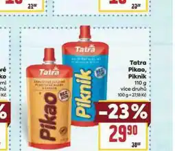 Billa Tatra pikao, piknik nabídka