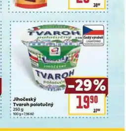 Billa Jihočeský tvaroh polotučný nabídka
