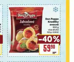Billa Don peppe knedlíky ovocné nabídka