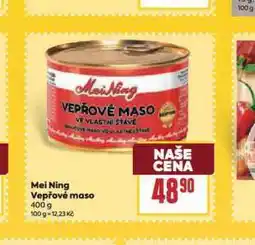 Billa Mei ning vepřové maso nabídka