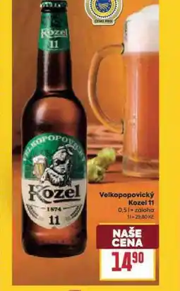 Billa Pivo velkopopovický kozel 11 nabídka