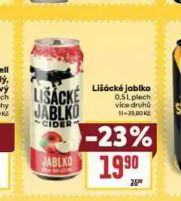 Billa Lišácké jablko nabídka
