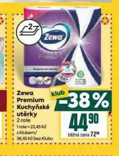 Billa Zewa premium kuchyňské utěrky nabídka