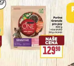 Billa Purina one granule pro psy nabídka