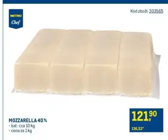 Makro MOZZARELLA 40% nabídka