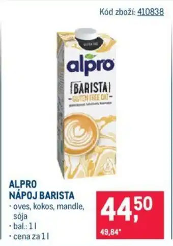 Makro ALPRO NÁPOJ BARISTA nabídka