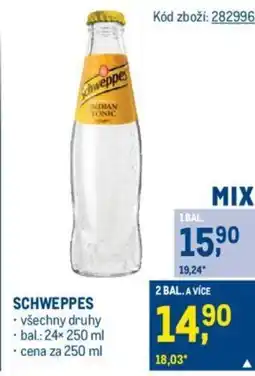 Makro SCHWEPPES nabídka