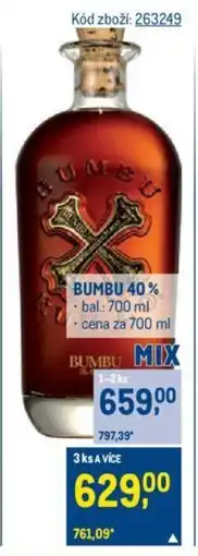 Makro BUMBU 40% nabídka