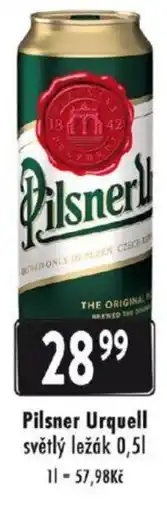 Qanto Pilsner Urquell 0.5L nabídka