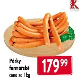 Qanto Párky farmářské nabídka