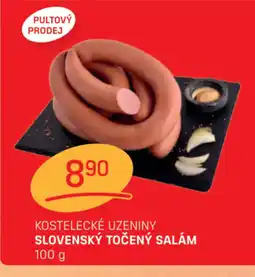 Flop KOSTELECKÉ UZENINY SLOVENSKÝ TOČENÝ SALÁM nabídka