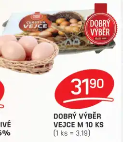 Flop DOBRÝ VÝBĚR VEJCE M 10 KS nabídka