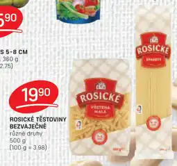 Flop ROSICKÉ TĚSTOVINY BEZVAJEČNÉ nabídka