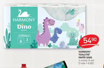 Flop HARMONY TOALETNÍ PAPÍR DINO nabídka