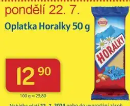 Kubík potraviny Oplatka Horalky 50 g nabídka
