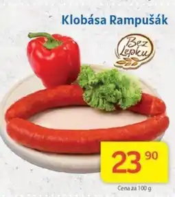 Kubík potraviny Klobása Rampušák nabídka