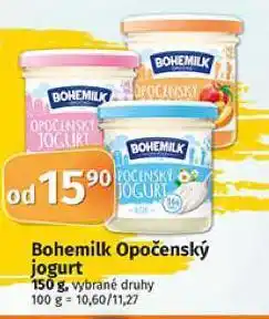 Coop Bohemilk opočenský jogurt nabídka