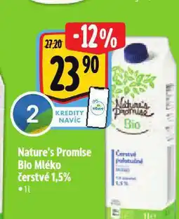 Albert Bio mléko čerstvé 1,5% nabídka