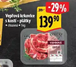 Albert Vepřová krkovice s kostí - plátky nabídka