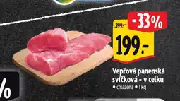 Albert Vepřová panenská svíčková nabídka