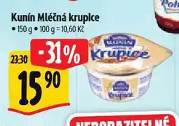 Albert Kunín mléčná krupice nabídka
