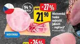 Albert Mistrovská šunka nejvyšší jakosti nabídka