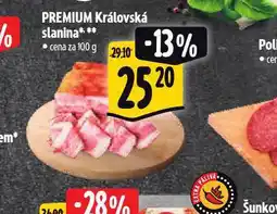 Albert Premium královská slanina nabídka
