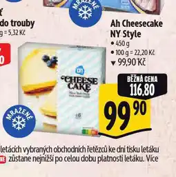 Albert Ah cheesecake ny style nabídka