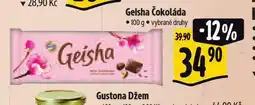 Albert Geisha čokoláda nabídka