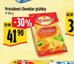 Albert Président cheddar plátky nabídka