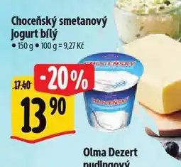 Albert Choceňský smetanový jogurt bílý nabídka