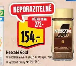 Albert Nescafé gold instantní káva nabídka