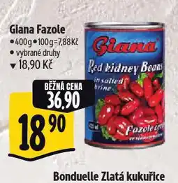 Albert Giana fazole nabídka
