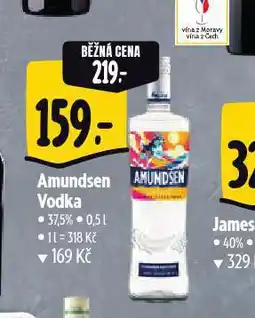 Albert Amundsen vodka nabídka
