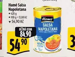 Albert Hamé salsa napoletana nabídka