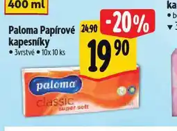 Albert Paloma papírové kapesníky nabídka