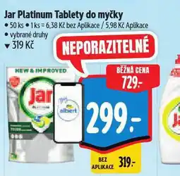 Albert Jar platinum tablety do myčky nabídka