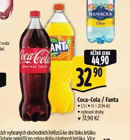 Albert Coca cola, fanta nabídka