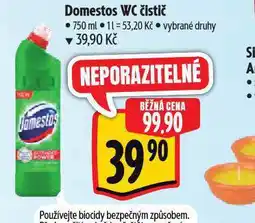 Albert Domestos wc čistič nabídka