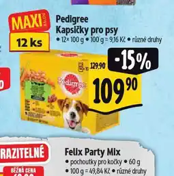Albert Pedigree kapsičky pro psy nabídka