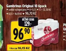 Albert Pivo gambrinus originál nabídka