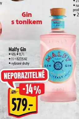 Albert Malfy gin nabídka