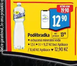 Albert Poděbradka ochucená nabídka